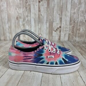 Vans Authentic Tie Dye Canvas‎ Sneakers Casual Shoes Women's Size 7